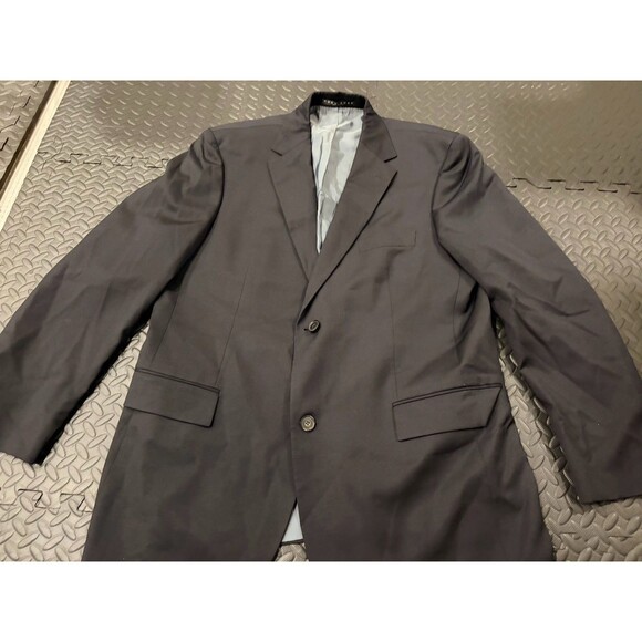 Rare Vtg Hugo Boss Blazer Mens 44R Black Two Button Suit Jacket Classic $700 - Picture 1 of 16